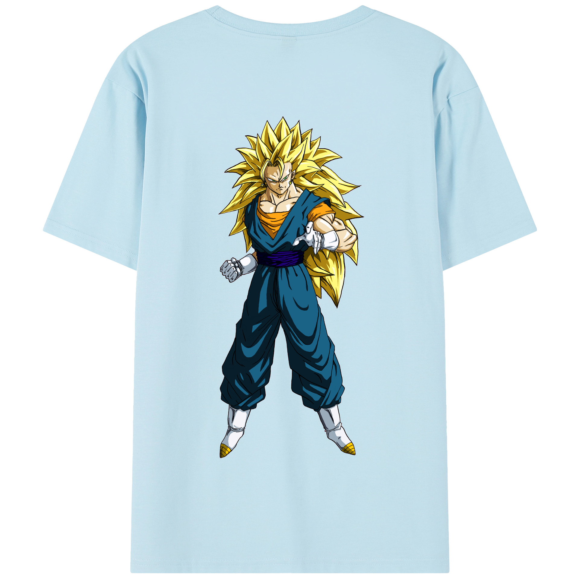 （画像用） ドラゴンボール ベジット DRAGON BALL Vegetto 綿100％半袖Tシャツ（背面プリント）